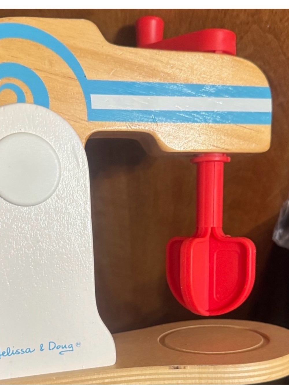$8‎ ADD ON Melissa & Doug Wooden Mixer - Red, Blue, and White